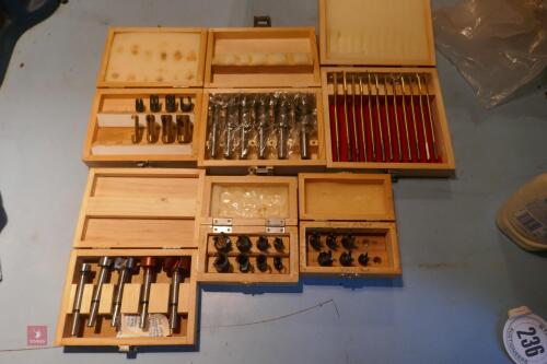 VARIOUS PLUG CUTTING & FLAT DRILL BITS