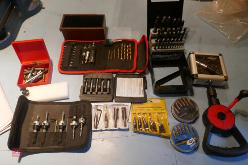 SELECTION OF DRILL ACCESSORIES