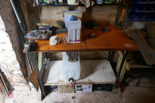 WORKBENCH + SMALL VICE