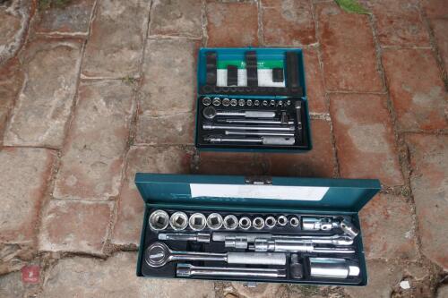 2 X SMALL SOCKET SETS