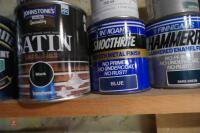 TOP SHELF OF PAINT & VARNISH - 3