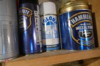 TOP SHELF OF PAINT & VARNISH - 4