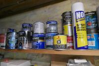 TOP SHELF OF PAINT & VARNISH - 5