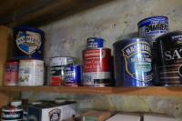 TOP SHELF OF PAINT & VARNISH - 9