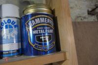 TOP SHELF OF PAINT & VARNISH - 10