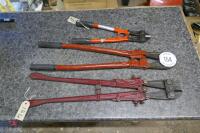 1 SET OF BOLT CUTTERS (SET WITH LOT NUMBER ON) - 3