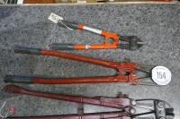 1 SET OF BOLT CUTTERS (SET WITH LOT NUMBER ON) - 4