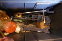 PLUMBING KIT IN LARGE PLASTIC TOOL BOX - 2