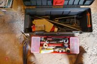 PLUMBING KIT IN LARGE PLASTIC TOOL BOX - 4