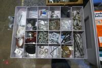 BOX OF SMALL TOOLS & WORKSHOP SUNDRIES - 2