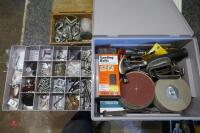 BOX OF SMALL TOOLS & WORKSHOP SUNDRIES - 3