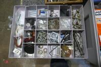 BOX OF SMALL TOOLS & WORKSHOP SUNDRIES - 6