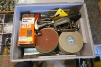 BOX OF SMALL TOOLS & WORKSHOP SUNDRIES - 7