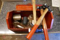 TOOL BOX CONTAINING BODYWORK HAMMERS - 2