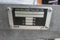 IFOR WILLIAMS GD105 PLANT TRAILER - 11