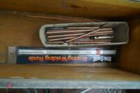 BRAZING TORCH & RODS IN WOODEN BOX - 7