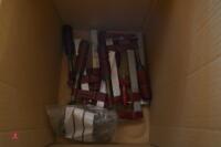 BOX OF APROX 17 SMALL CLAMPS