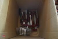 BOX OF APROX 17 SMALL CLAMPS - 2