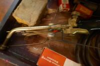 GAS TORCH & BRAZING RODS IN WOODEN BOX - 3