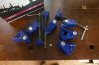 3 PAIRS OF NEW SASH CLAMP HEADS - 3