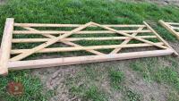 10' WOODEN GATE - 4