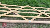 10' WOODEN GATE - 5