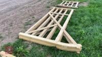 2 X 8' WOODEN GATES - 6