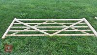 10' WOODEN FIELD GATE - 2