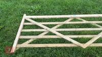 10' WOODEN FIELD GATE - 3