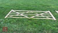 10' WOODEN FIELD GATE - 5