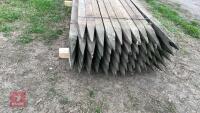 3'' X 3'' WOODEN POSTS (58) - 4