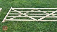 10' WOODEN FIELD GATE - 4