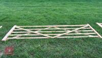 12' WOODEN FIELD GATE - 2