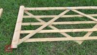 9' WOODEN FIELD GATE - 4