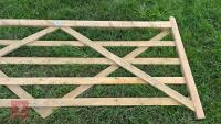 9' WOODEN FIELD GATE - 5