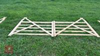 10' WOODEN DRIVEWAY GATES