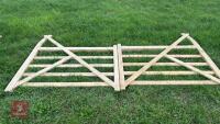 10' WOODEN DRIVEWAY GATES - 2