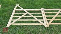 10' WOODEN DRIVEWAY GATES - 3