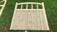 54'' TIMBER ORNATE GATE - 2