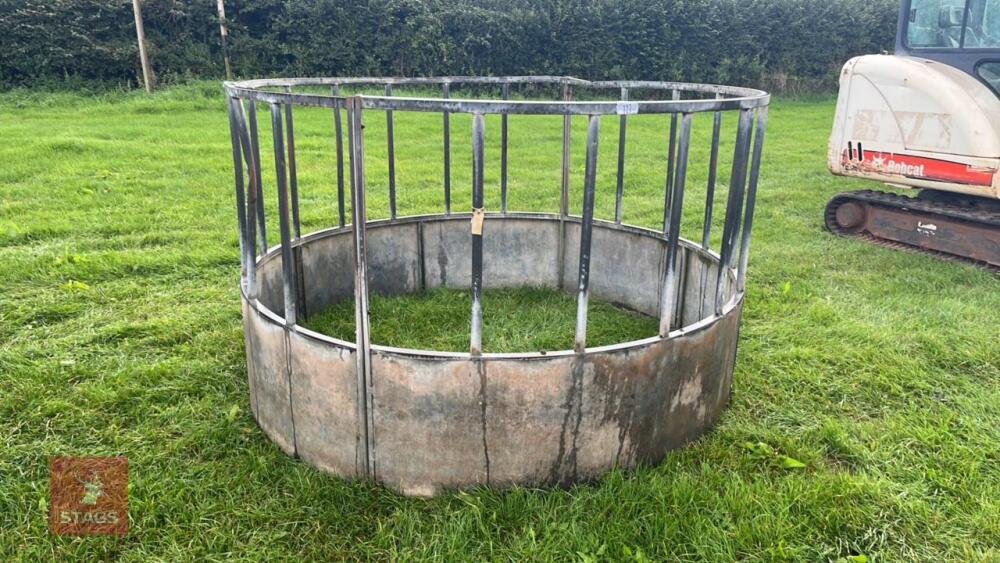 GALVANISED CATTLE RING FEEDER