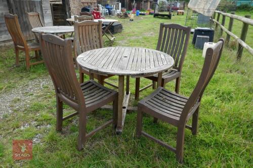 GARDEN TABLE + 4 CHAIRS