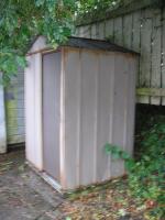 METAL GARDEN SHED - 2