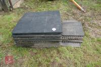 14 X 36'' X 36'' RUBBER SQUARES - 2