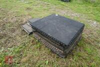 14 X 36'' X 36'' RUBBER SQUARES - 5