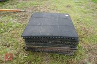 14 X 36'' X 36'' RUBBER SQUARES - 6