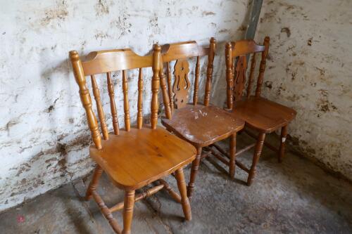 3 X KITCHEN CHAIRS