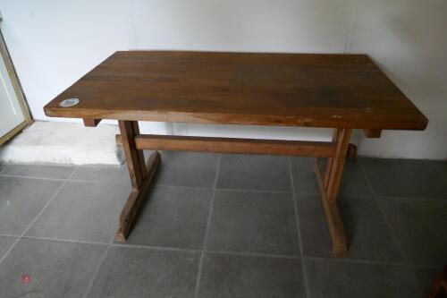 WOODEN DINING TABLE