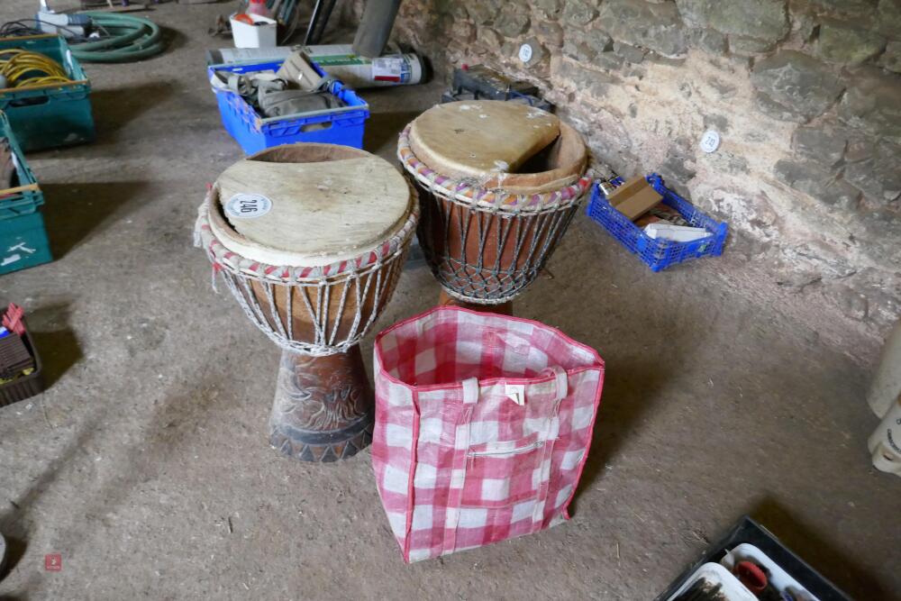 BONGO DRUMS & WOODEN INSTRUMENTS