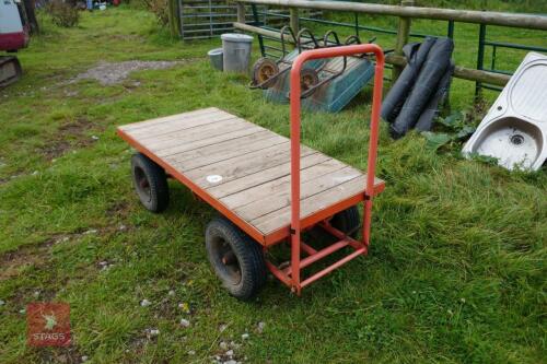 4 WHEEL FEED TROLLEY/CART