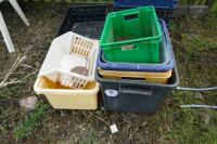 QTY OF MUSHROOM TRAYS + CONTAINERS - 3